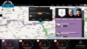 Mercedes Tweet Race