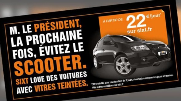 Sixt Hollande scooter