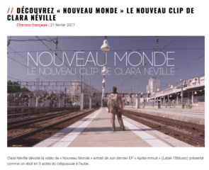 Découvrez... Oh, un clip qui se dévoile ! :)